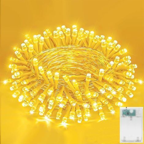 1 Guirlande Lumineuse, 3M 30LED, Minuterie Automatique, Fil Cuivre Flexible, Intérieur Extérieur Noël (1/5)