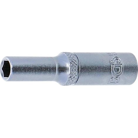 Douille pour Clé Six Pans Longue 6,3 mm (1/4) - 5,5 mm - Précision et Durabilité, Acier, Zones Difficiles - D-Work (1/5)
