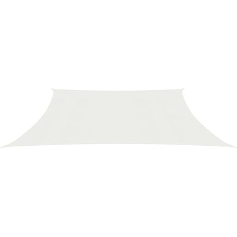 INLIFE Voile d'ombrage 160 g/m² Blanc 3/4x2 m PEHD (1/5)