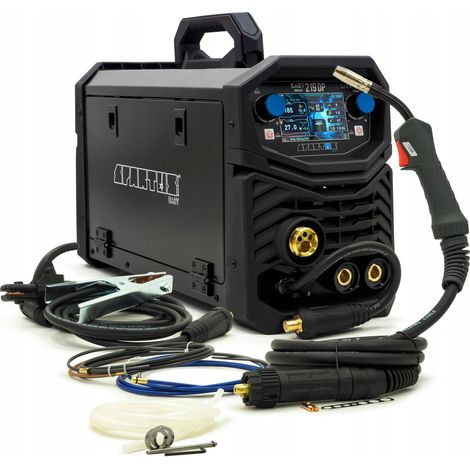 Poste à souder semi-automatique SPARTUS EasyMIG 219 DUAL PULSE 219DP à 4 rouleaux, 230 V, 200 A (1/5)
