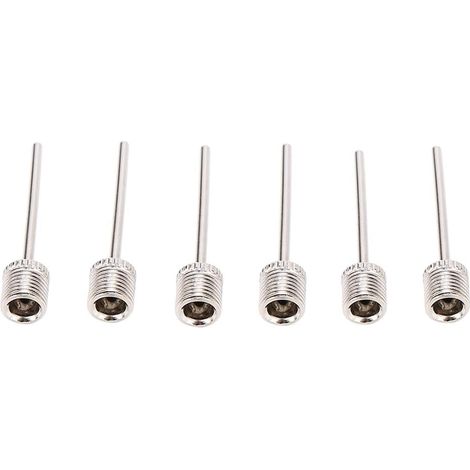 Aiguille de pompe, aiguille de pompe à balles Balles de sport Aiguilles de gonflage en acier inoxydable pour basket-ball, football, rugby, volley-ball, handball, balles de waterpolo (100 pièces/ensemb (1/5)