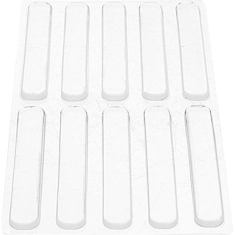 2blätter Transparenter Silikon Türknauf Wandprotektor Selbstklebend Wiederverwendbar für Schrankt... (1/5)