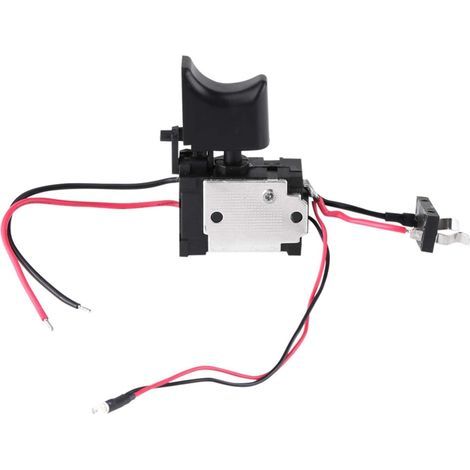 Interruttore per trapano, interruttore di velocità, luce integrata, per utensili elettrici da 7,2 V a 24 V (1/5)