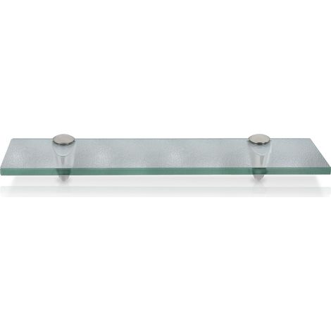 Jopassy Ripiano, Ripiano a parete, Ripiano in vetro, Contenitore in vetro satinato 60 x 10 cm (1/5)
