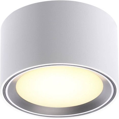 Nordlux Fallon foco blanco acero 10 cm de diámetro