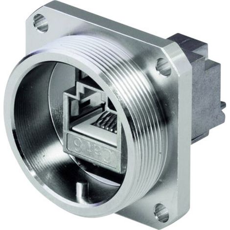 Telegärtner 100007381 TOC Flanschset IP68 100007381 RJ45 Flanscheinsatz    Metall 1 St.
