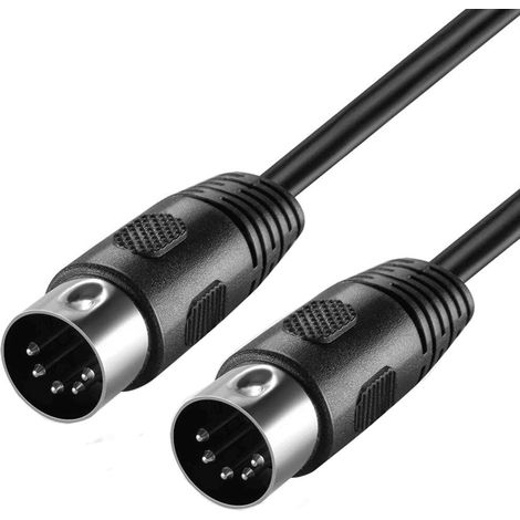 Cable audio estereo DIN 5 pines macho 3 M Negro (1/5)