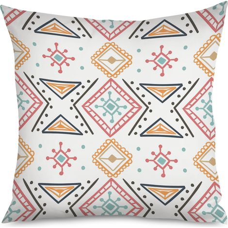 Housse de Coussin décoratif imprimé soleil, bohème (1/5)