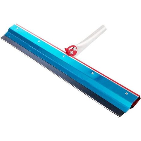 Raclette crantée en acier inoxydable – Grattoir à ciment époxy – Dents de 5MM pour finition lisse – Construction robuste pour professionnels (1/5)
