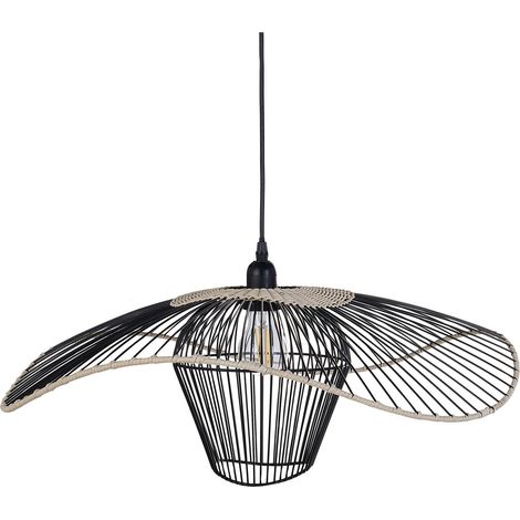 Pendant Lamp LUNGA Metal Black (1/5)