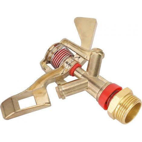 Arroseur de jardin, arroseur d'arrosage, alliage de zinc G3/4in 25 mm filetage mâle 0,84-1,62 m/H pour jardin domestique meubles pour la maison production de pépinières de fleurs (2 pièces) (1/5)