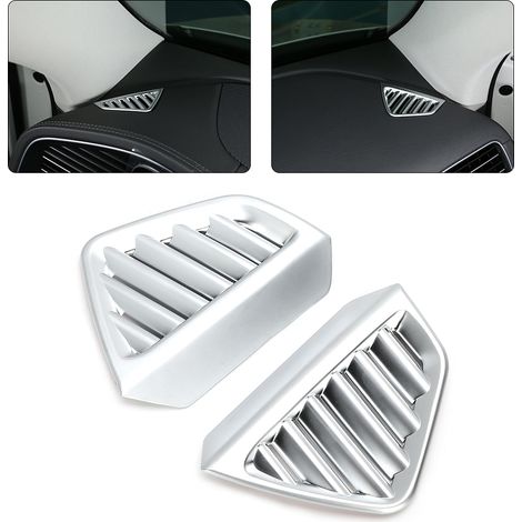 Lot de 2 caches chromés pour aérateurs latéraux de tableau de bord, compatibles avec Mercedes-Benz GLE GLS Classe W167 X167 (2020) (1/5)