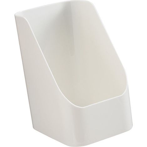 Kosmetikpinselhalter aus Kunststoff, Aufbewahrungsbox für Kosmetikartikel, Schreibtisch, Schminktisch, Hautpflege, Parfüm, Badezimmer, Küchenarbeitsplatte, Weiß (1/5)