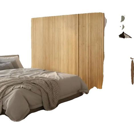 Paravent, Bambou Naturel, Écran de Vie Privée Opaque, 250X165 Cm, JAUNE (1/2)