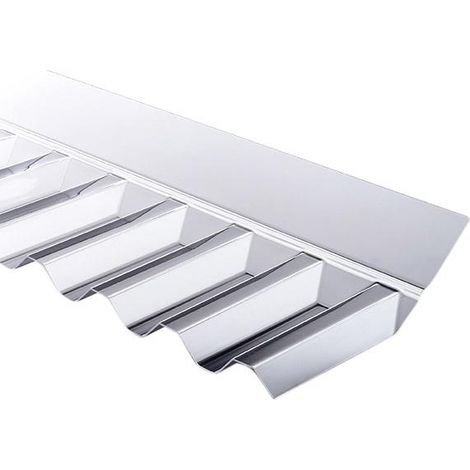 PC Wandanschluss Spundwand K76/18 1265x150x50mm glasklar