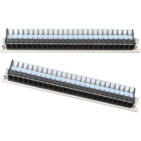 2PCS Borne Universelle pour Rail de Distribution 660V 15A Type 1 (1/5)