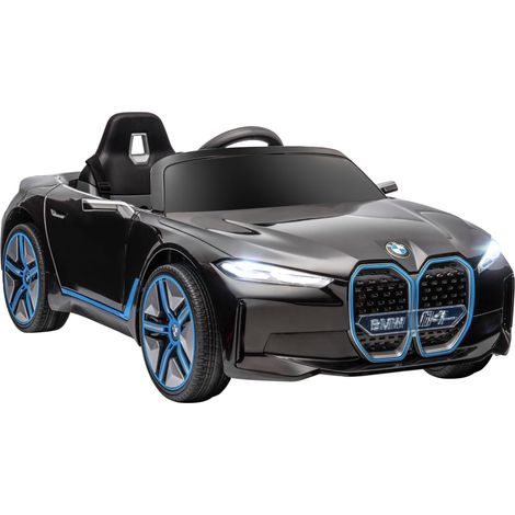 Macchina Elettrica per enfants 3-6 ans con Licenza BMW avec télécommande, Klaxon e Fari, 115 x 67 x 45 cm, Nera