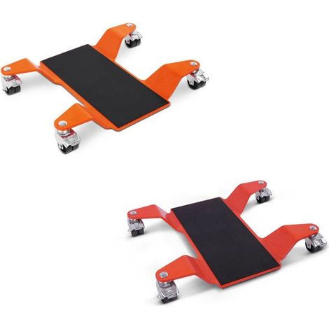 Chariot Range für zentrale Stütze Mover II, max. 320 kg, rot + orange