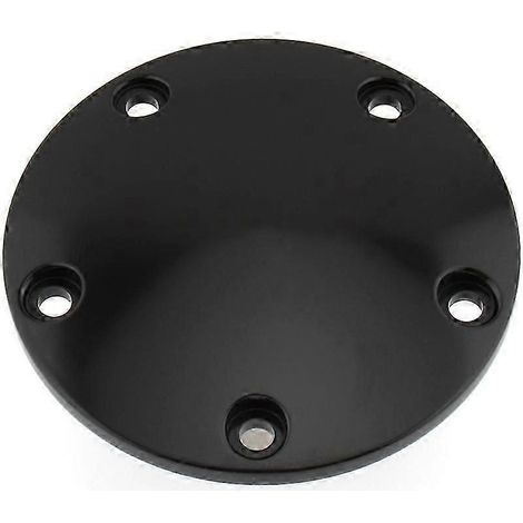 Cache-vis de distribution bombé pour moto Harley Twin Cam Softail Dyna Touring 1999-2017 Noir PJ (1/5)