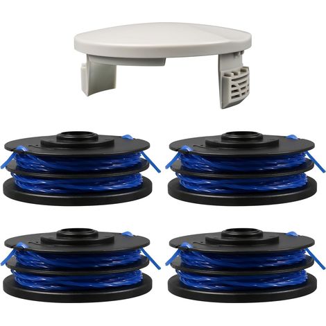 Bobine De Rechange - 1 5 Mm - Pour Débroussailleuse - Compatible Ryobi RLT4027 RLT4125 RLT5027 RLT6030 RLT5127 RLT6130 - 4 Pièces (1/5)