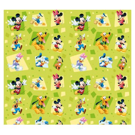 Rideaux Mickey et tous ses amis Disney-Voilage : 180x160 cm (1/3)
