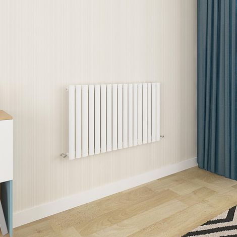 Biubiubath Oval Column Radiator 600x1003mm Single White (1/5)