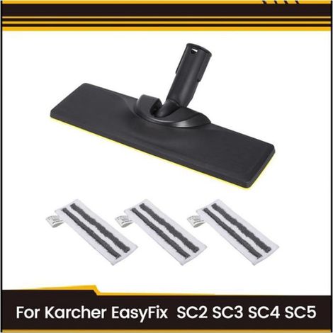 Brosse de Sol de Rechange et Chiffon Microfibre pour Nettoyeur Vapeur pour Karcher SC2 SC3 SC4 SC5. Pièces et Buse de Sol (1/4)