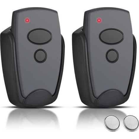 Télécommande pour porte de garage 868,3 MHz - Compatible avec Marantec D302-868, D304-868, D382-868, D384-868, D384-868, D323-868, 2 canaux, 2 pièces-DOU