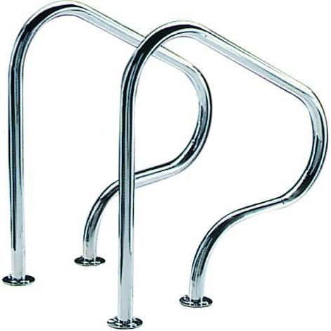 Barandillas acceso piscina Astralpool modelo 800 x 800 - Para empotrar (1/2)
