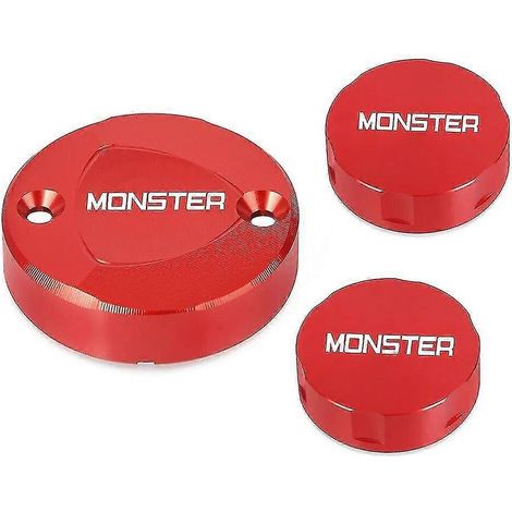Bouchon de réservoir de liquide de frein avant, d'embrayage et arrière pour moto Ducati Monster 1100 1200S RS EVO 2008 2009 2010-2019 (1/5)
