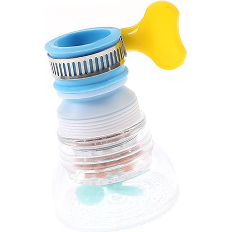 Tête de filtre de robinet de cuisine rotative anti-éclaboussures, facile à utiliser, buse de pulvérisation avec filtre à eau pour la maison (1/5)