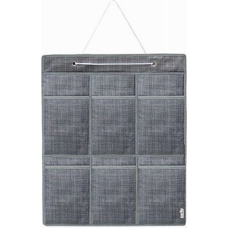 Cleafe - Portaoggetti Organizer A Sospensione 6 Tasche Tessuto Bagno Camera 59x36cm 69714 - (1/4)