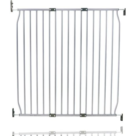 Safetots Eco Screw Fit Baby Gate, Grey, 100cm - 110cm, Stair Gate for Toddler and Baby, Screw Fit Safety Barrier