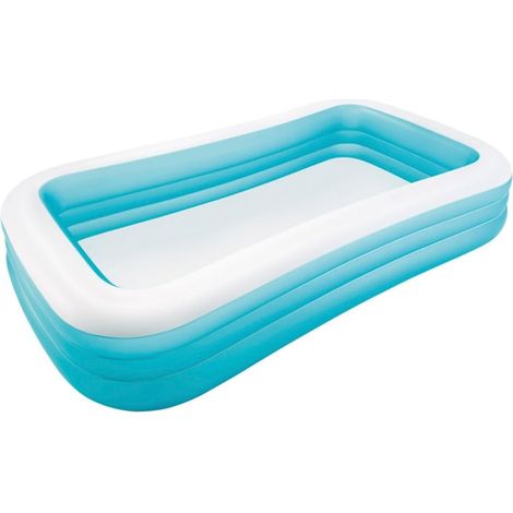 Piscine Rectangulaire Givrée - Coloris Bleu, 305x183x56 cm