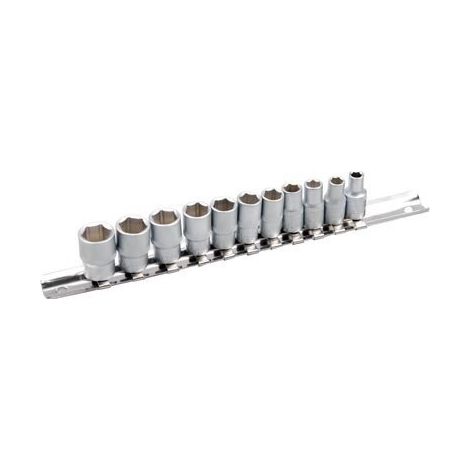 Jeu de Douilles, six pans 6,3 mm (1/4") en pouces 11 pièces BGS (1/7)