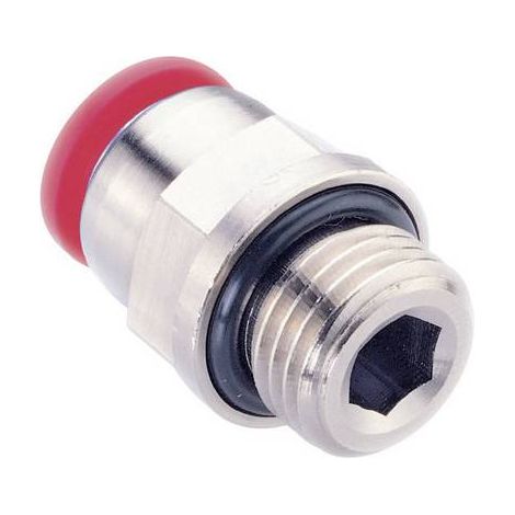 IMI NORGREN Raccord droit C02250628 Filetage extérieur: 1/4" Ø de tuyau: 6 mm 1 pc(s) S65634 (1/2)