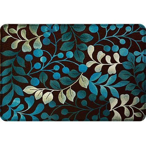1 tappetino da bagno, antiscivolo, assorbente, in fibre dense, per soggiorno e corridoio (1/5)