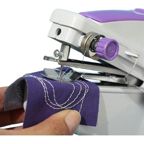 Mini machine à coudre portable pour débutants, machine à coudre électrique sans fil pour vêtements, rideaux, maison et voyages (1/5)