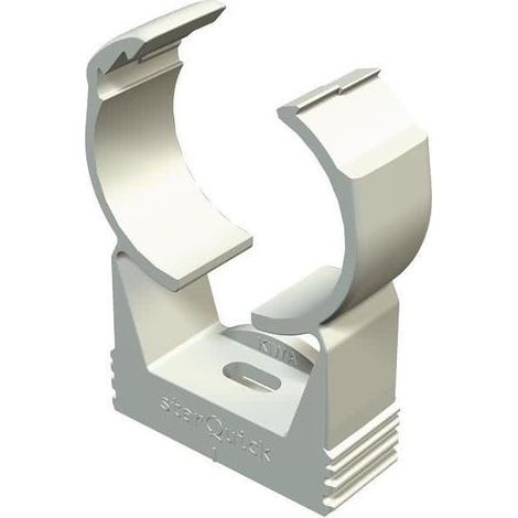 OBO Bettermann Fascetta starQuick 31,2-35,8mm poliammide grigio chiaro RAL 7035, 2146258