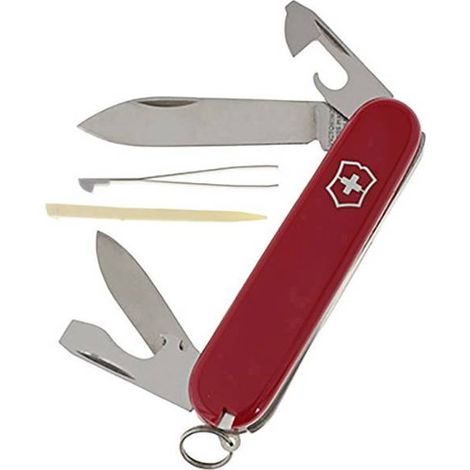 Victorinox Recruit coltello pieghevole multifunzione rosso 84 mm