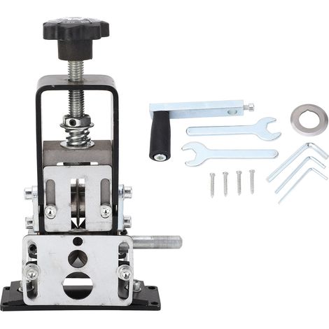 Abisoliermaschine für Drähte von 2 bis 25 mm, mit Kurbel oder Bohrmaschine. (1/5)