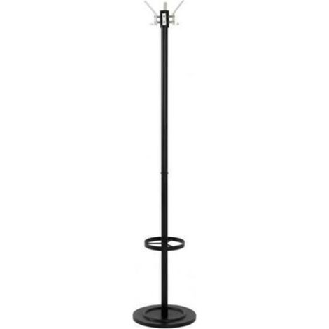 Portemanteau coloris noir-Aluminium en métal - H 179 x Ø 37 cm -PEGANE-