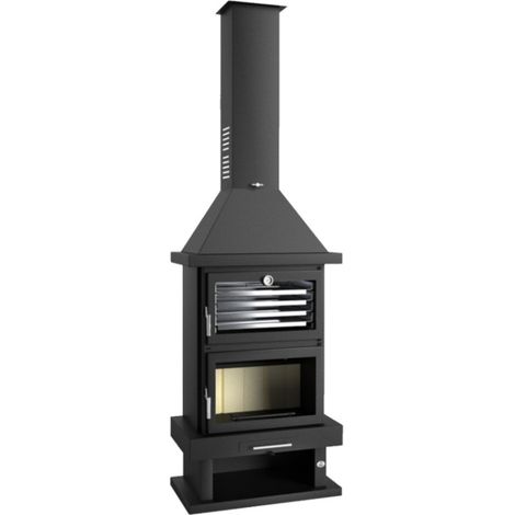 Chimenea Leña Frontal con Horno FM Modelo C-200 H (1/3)