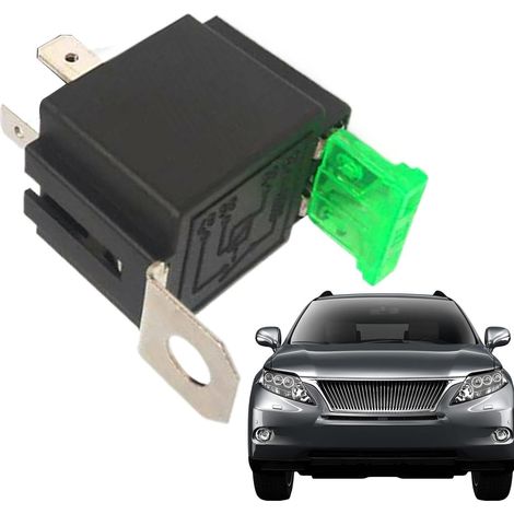 Relais Automobile 12V sur 24V Prise Étanche avec Fusible (1/5)