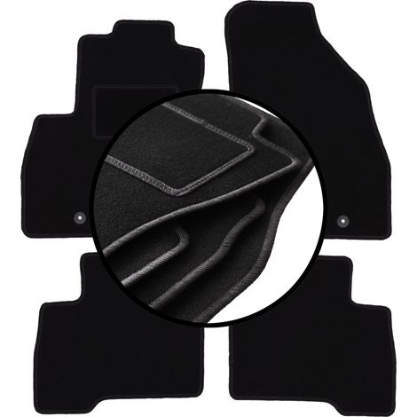 Jeu complet de tapis en velours pour : Peugeot Bipper kombivan, Tepee (2007-2017)