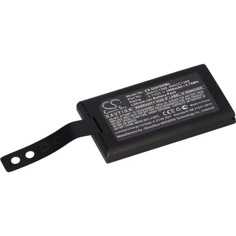 Scanner-Akku 3,7V 1Ah passend für Datalogic CVR2 Memor X3 (1/5)