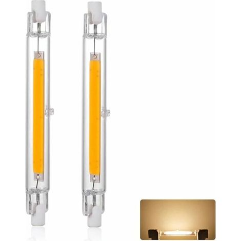 Ampoule LED B15 Ampoule LED 189mm dimmable, lampe LED COB 20W remplacement halogène 20W, projecteur linéaire 360Ḟ lumière LED (1/5)