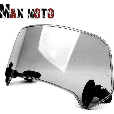 Pour Benelli TNT 300 600 TRK502 TRK502X BJ500 BN600 : Déflecteur de pare-brise réglable, extension de pare-brise, aileron, verrouillable - Grand modèle fumé (1/5)