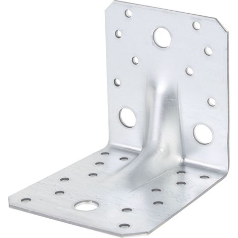 Équerre renforcée – galvanisée Sendzimir – 105 x 105 x 90 mm – Marque Alberts