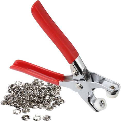 Kit de Presse à Rivets en Acier Inoxydable avec Outils pour Boutons Pressions - Idéal Couture et Travaux Manuels (1/5)